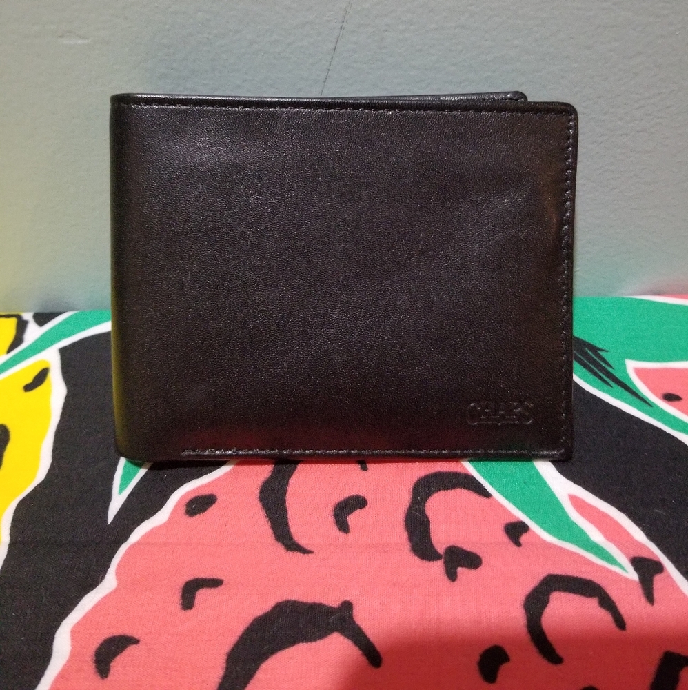 Chaps black wallet with slim wallet NWT
